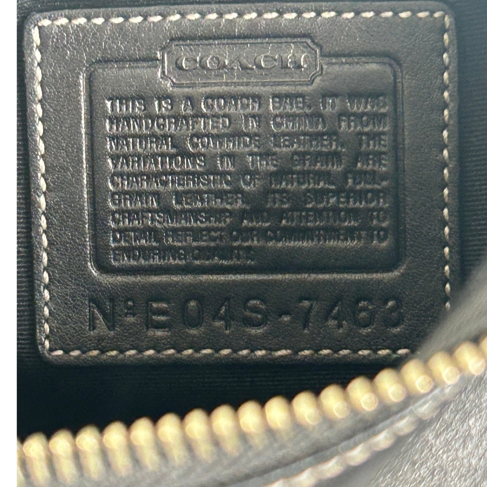Vintage Coach Soho Leather Hamptons Soho Buckle Flap Buckle Shoulder Bag Y2K - Picture 10 of 15